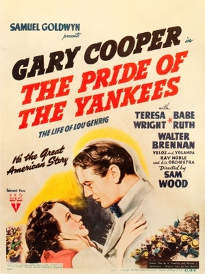 The Pride of the Yankees movie poster (1942) mug
