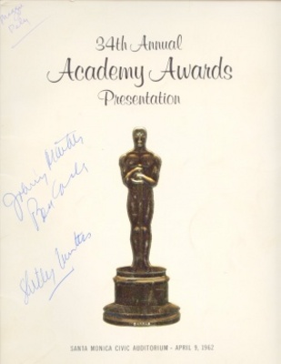 The 34th Annual Academy Awards movie poster (1962) Poster MOV_b97c3f1d