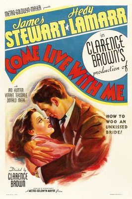 Come Live with Me movie poster (1941) tote bag