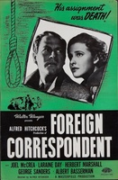 Foreign Correspondent movie poster (1940) Poster MOV_b9f0610e