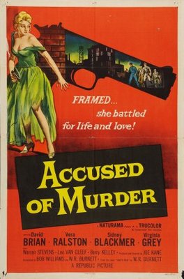 Accused of Murder movie poster (1956) Longsleeve T-shirt