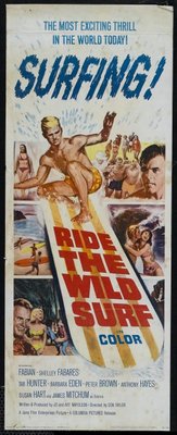 Ride the Wild Surf movie poster (1964) mouse pad