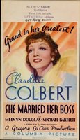 She Married Her Boss movie poster (1935) Sweatshirt #654338