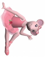 Angelina Ballerina movie poster (2001) Mouse Pad MOV_ba292f5b