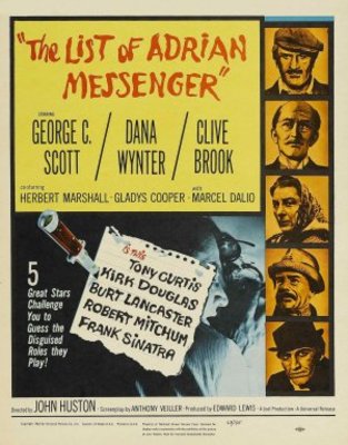 The List of Adrian Messenger movie poster (1963) hoodie