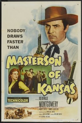 Masterson of Kansas movie poster (1954) tote bag