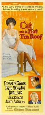 Cat on a Hot Tin Roof movie poster (1958) mouse pad