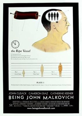 Being John Malkovich movie poster (1999) tote bag