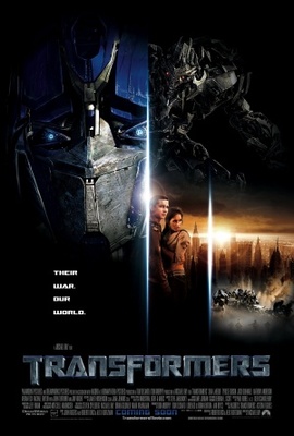 Transformers movie poster (2007) tote bag