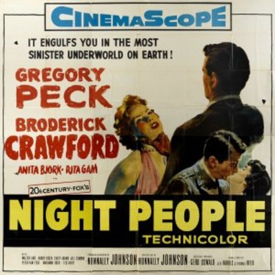 Night People movie poster (1954) poster