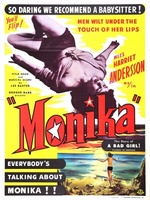Sommaren med Monika movie poster (1953) Sweatshirt #720924
