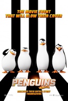 Penguins of Madagascar movie poster (2014) t-shirt #MOV_bbc2d434