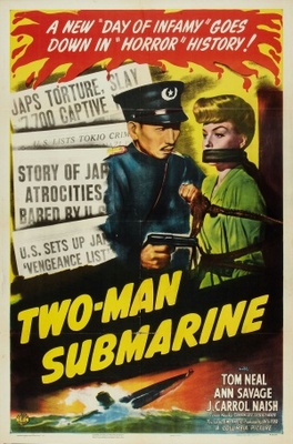 Two-Man Submarine movie poster (1944) tote bag