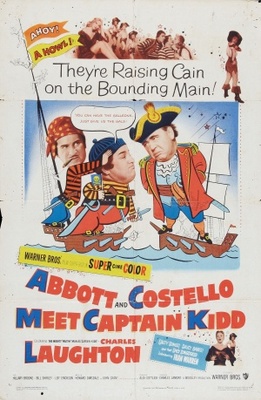 Abbott and Costello Meet Captain Kidd movie poster (1952) tote bag