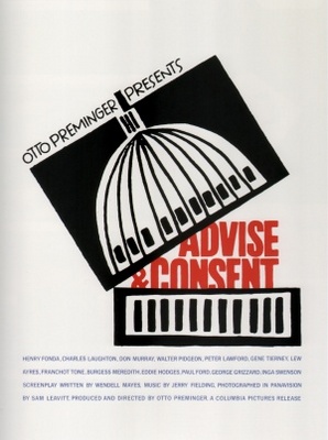 Advise & Consent movie poster (1962) calendar