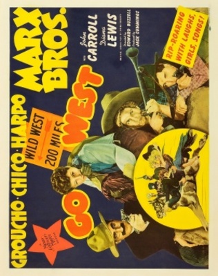 Go West movie poster (1940) Longsleeve T-shirt