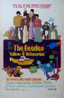 Yellow Submarine movie poster (1968) calendar