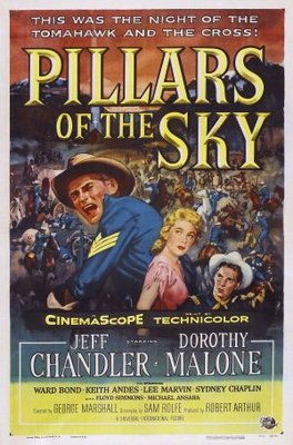 Pillars of the Sky movie poster (1956) tote bag