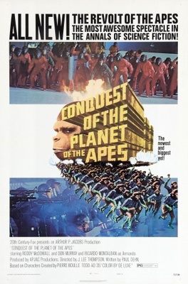 Conquest of the Planet of the Apes movie poster (1972) poster