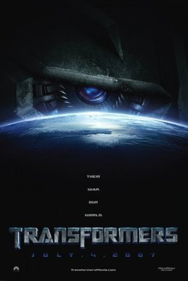 Transformers movie poster (2007) Mouse Pad MOV_bdb99152