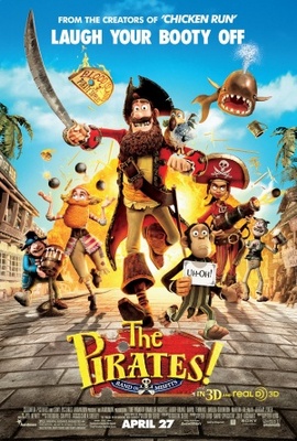 The Pirates! Band of Misfits movie poster (2012) mouse pad