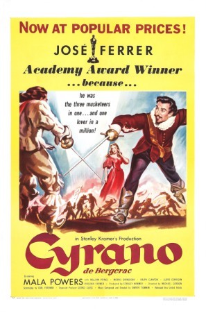 Cyrano de Bergerac movie poster (1950) Longsleeve T-shirt