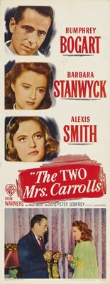 The Two Mrs. Carrolls movie poster (1947) tote bag