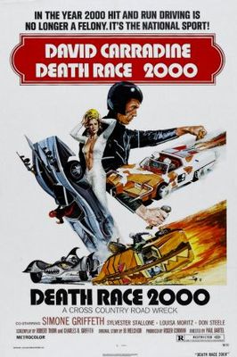 Death Race 2000 movie poster (1975) tote bag