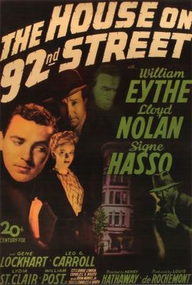 The House on 92nd Street movie poster (1945) calendar