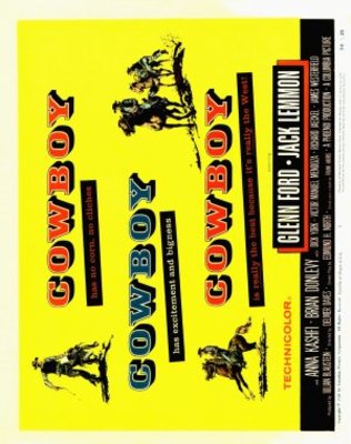 Cowboy movie poster (1958) calendar