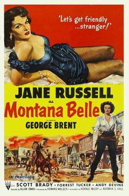 Montana Belle movie poster (1952) mouse pad
