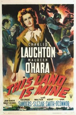 This Land Is Mine movie poster (1943) calendar