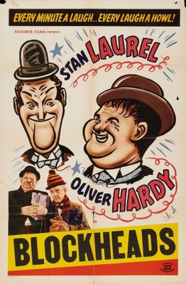 Block-Heads movie poster (1938) mug