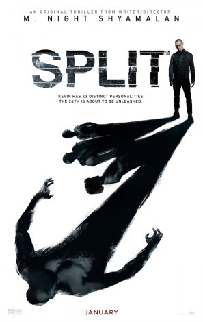 Split movie poster (2017) mouse pad