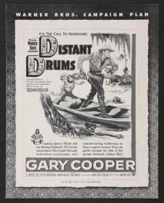 Distant Drums movie poster (1951) poster