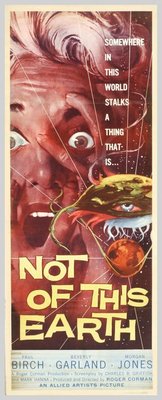 Not of This Earth movie poster (1957) tote bag