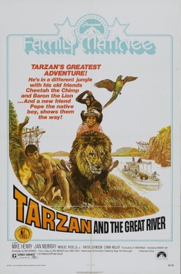 Tarzan and the Great River movie poster (1967) hoodie