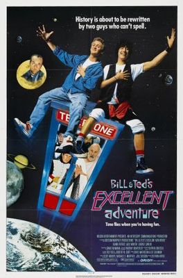 Bill & Ted's Excellent Adventure movie poster (1989) calendar