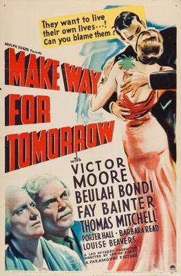 Make Way for Tomorrow movie poster (1937) tote bag