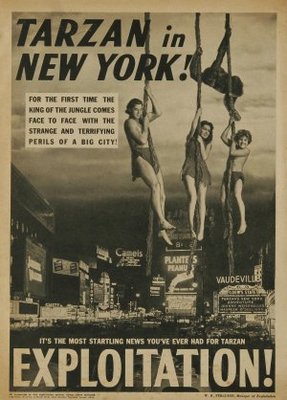Tarzan's New York Adventure movie poster (1942) mouse pad