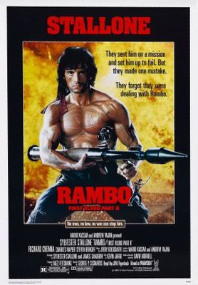 Rambo: First Blood Part II movie poster (1985) calendar