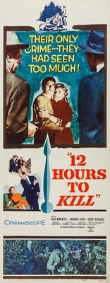 Twelve Hours to Kill movie poster (1960) tote bag