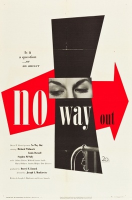 No Way Out movie poster (1950) mouse pad