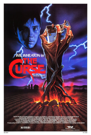 The Curse movie poster (1987) mouse pad