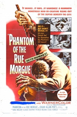 Phantom of the Rue Morgue movie poster (1954) tote bag