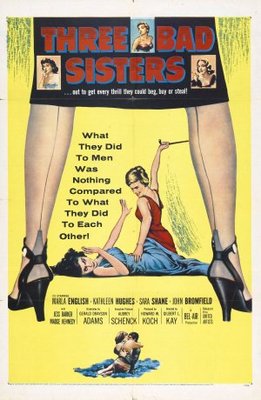 Three Bad Sisters movie poster (1956) Tank Top