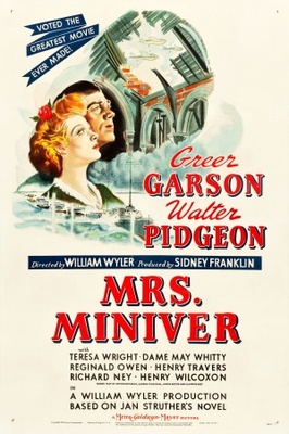 Mrs. Miniver movie poster (1942) mouse pad