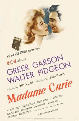 Madame Curie movie poster (1943) mouse pad