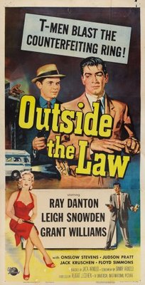 Outside the Law movie poster (1956) tote bag