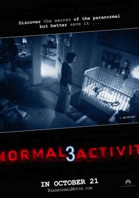 Paranormal Activity 3 movie poster (2011) calendar